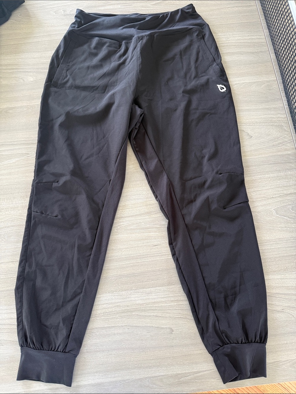 Baleaf Black Athletic Jogger Pants with Elastic Cuffs